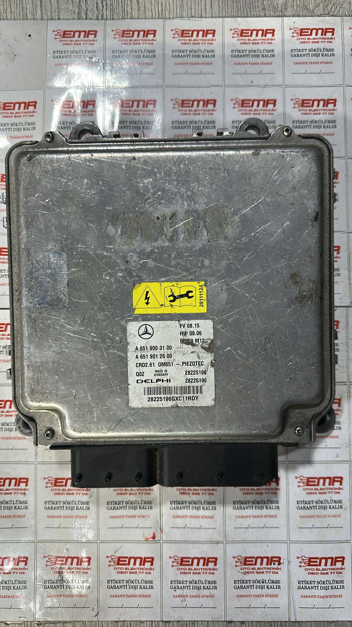 MERCEDES W212 E220 CDİ MOTOR BEYNİ A6519003100